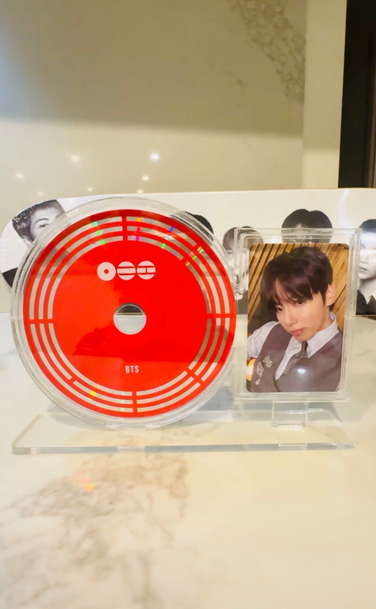 ACRYLIC FRAME FOR CD & PHOTOCARD