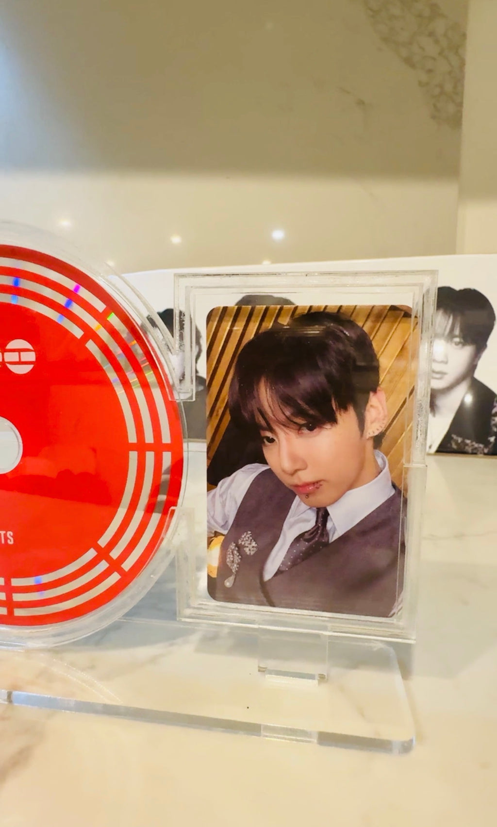 ACRYLIC FRAME FOR CD & PHOTOCARD