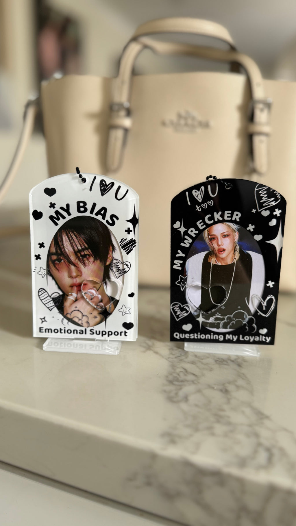 Bias X Wrecker Double Sided Photocard Holder & Stand