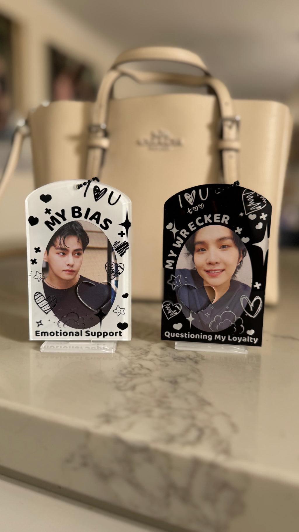 Bias X Wrecker Double Sided Photocard Holder & Stand
