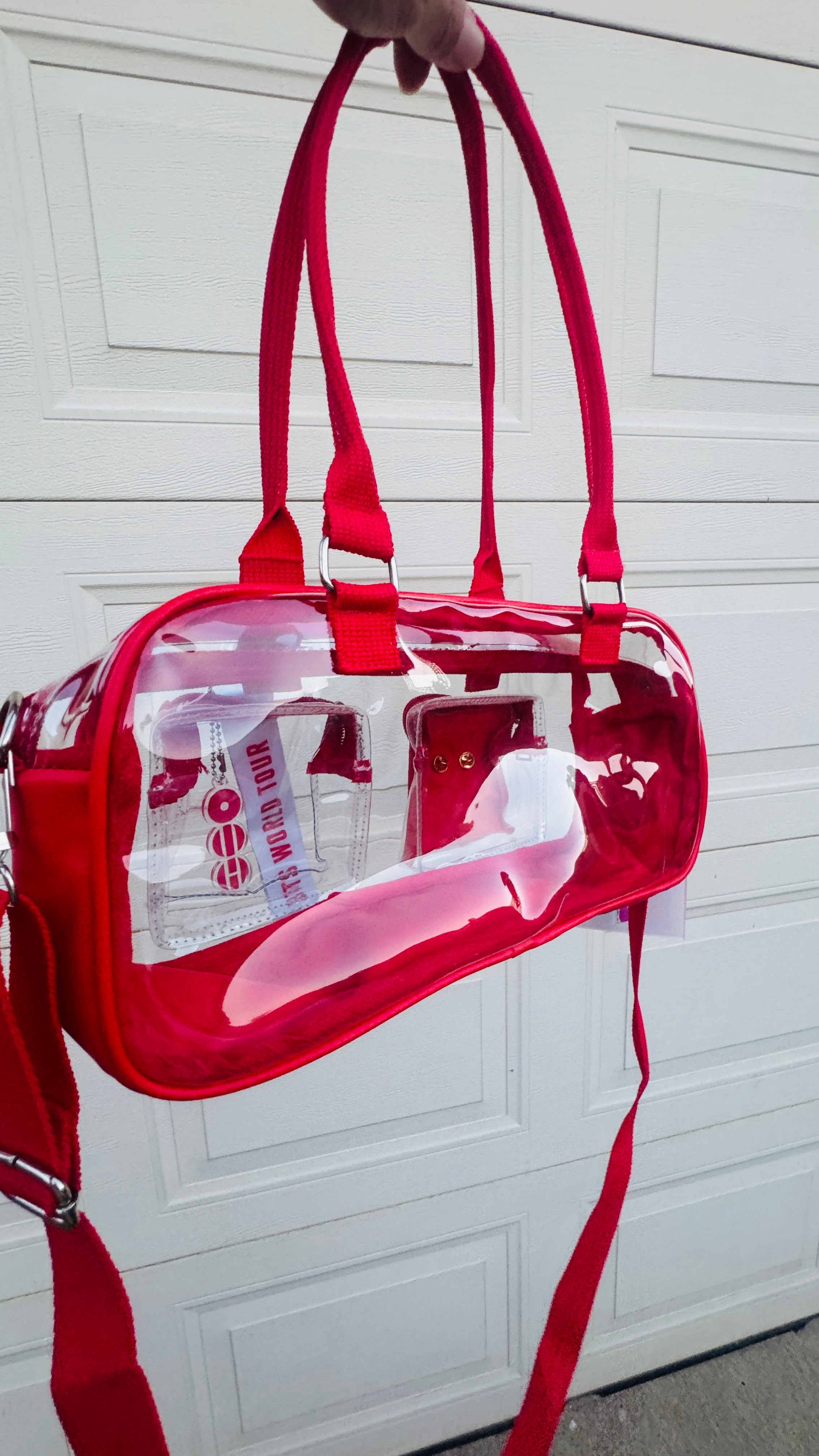 Clear Concert / Stadium Bag (RED)