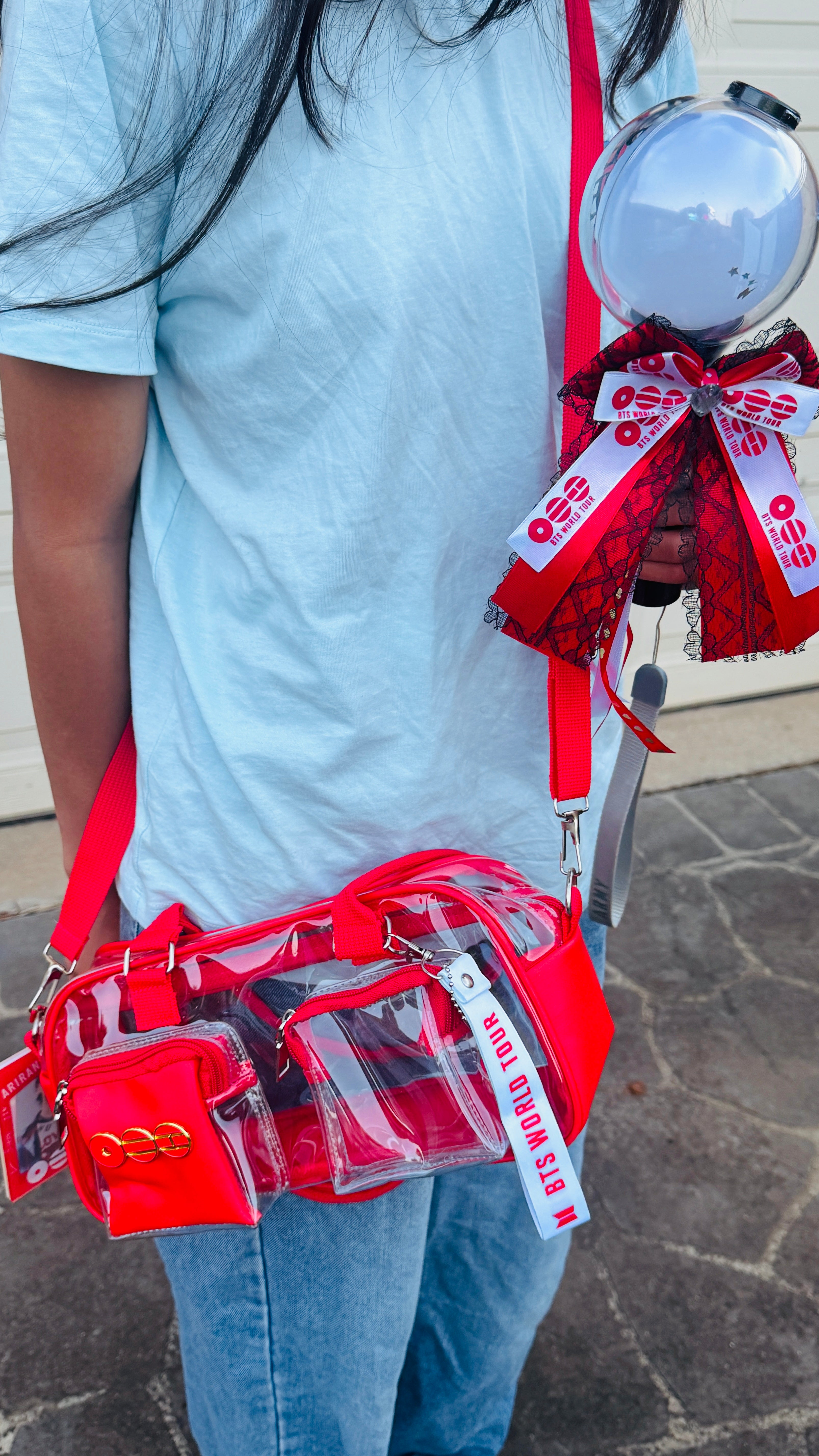 Clear Concert / Stadium Bag (RED)