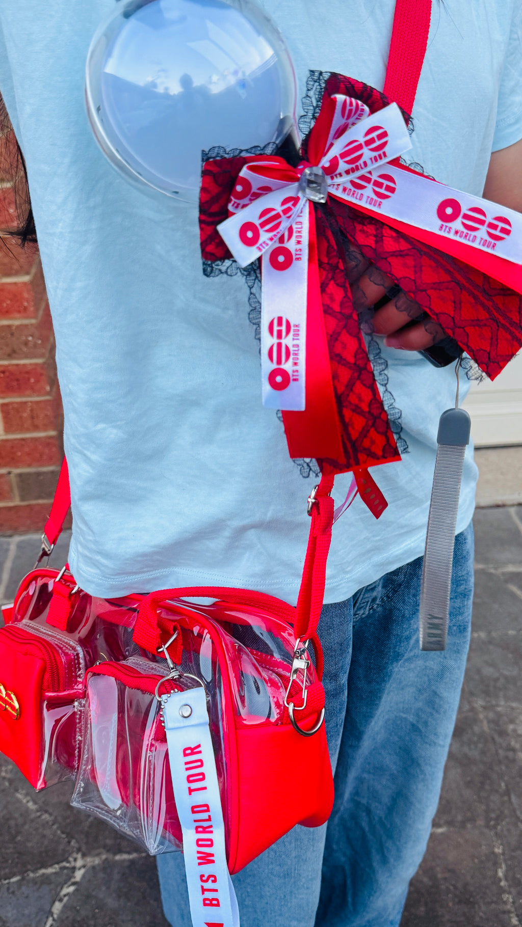Clear Concert / Stadium Bag (RED)