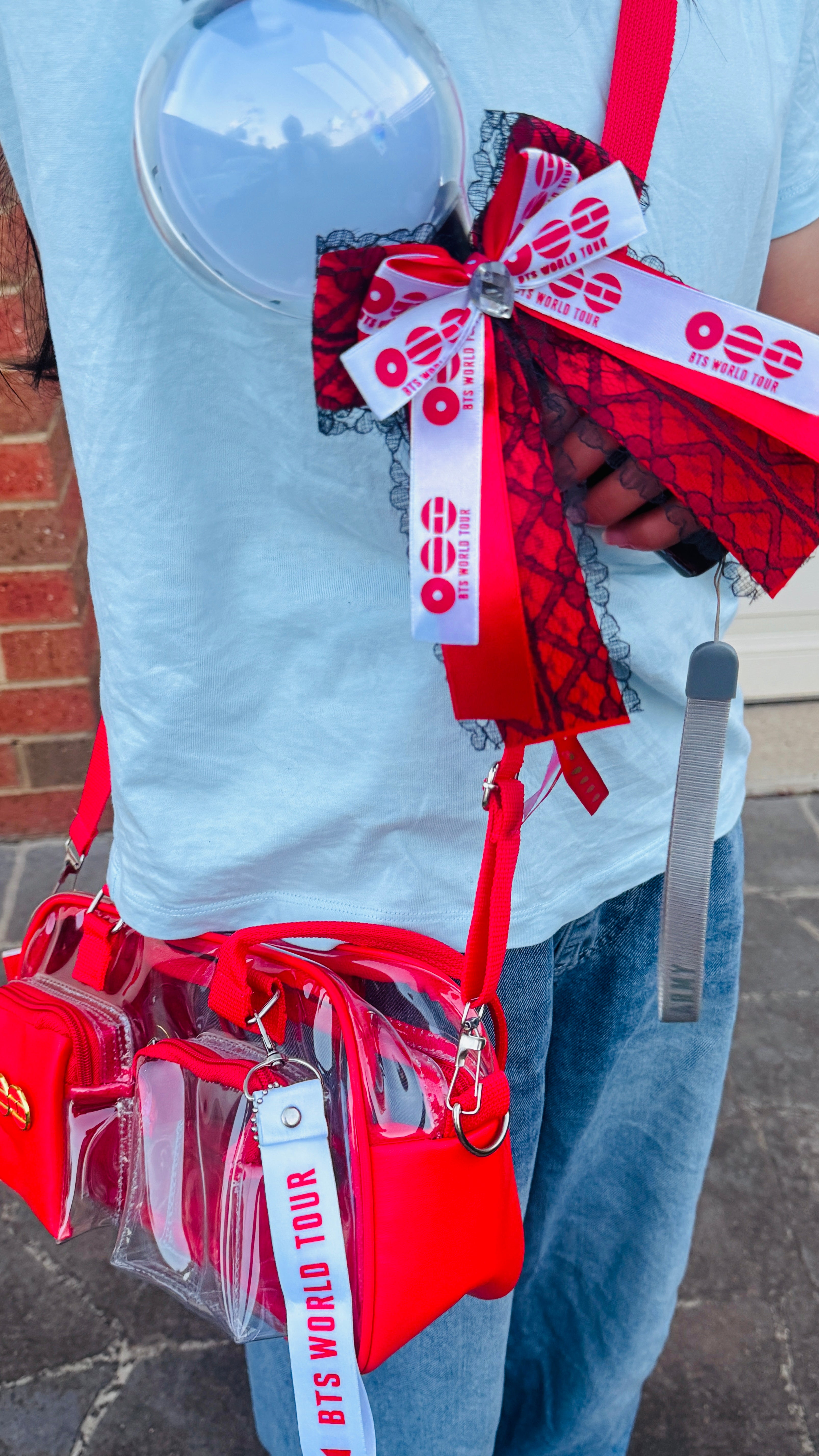 Clear Concert / Stadium Bag (RED)
