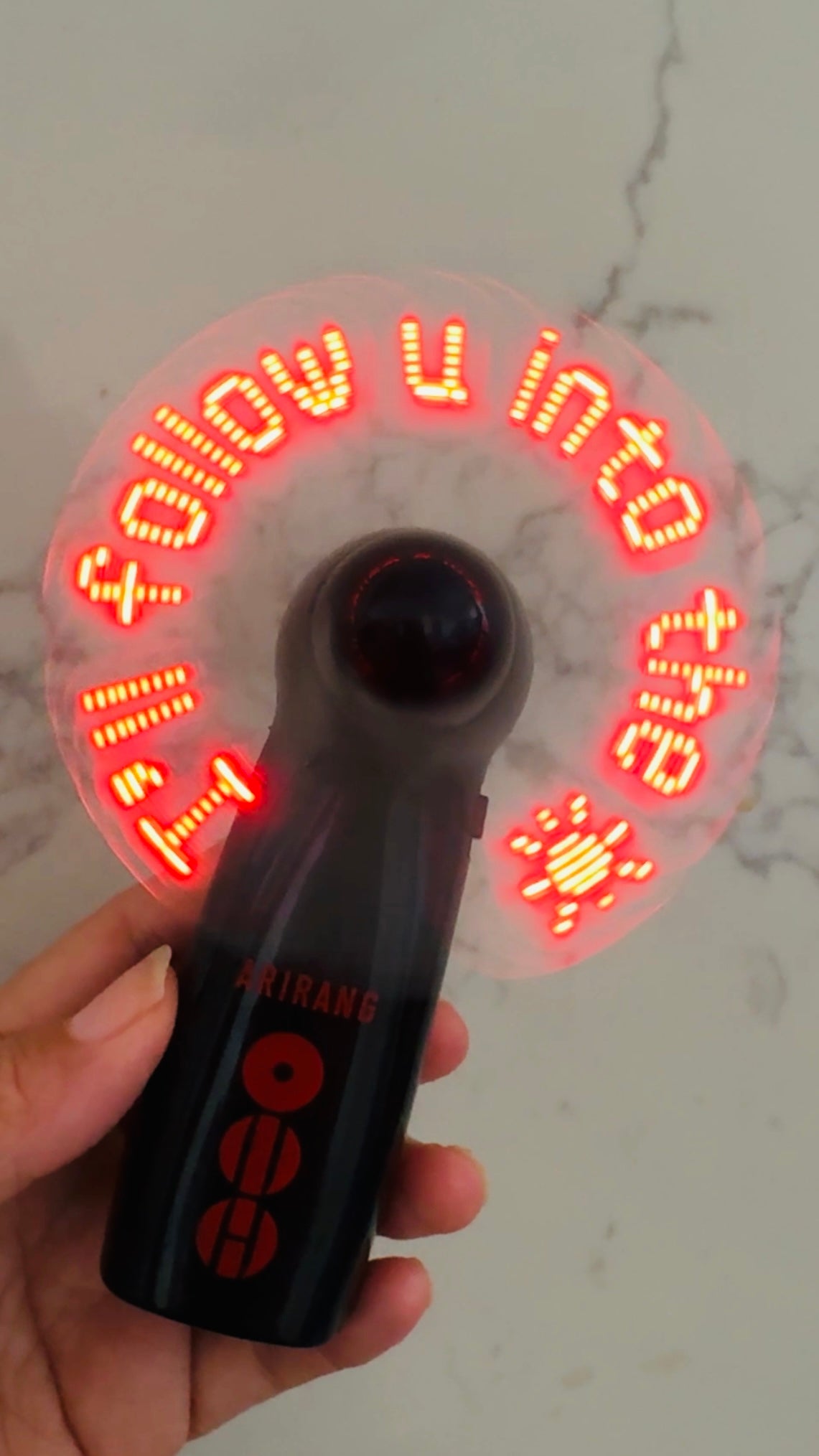 ARIRANG LED handheld mini fan