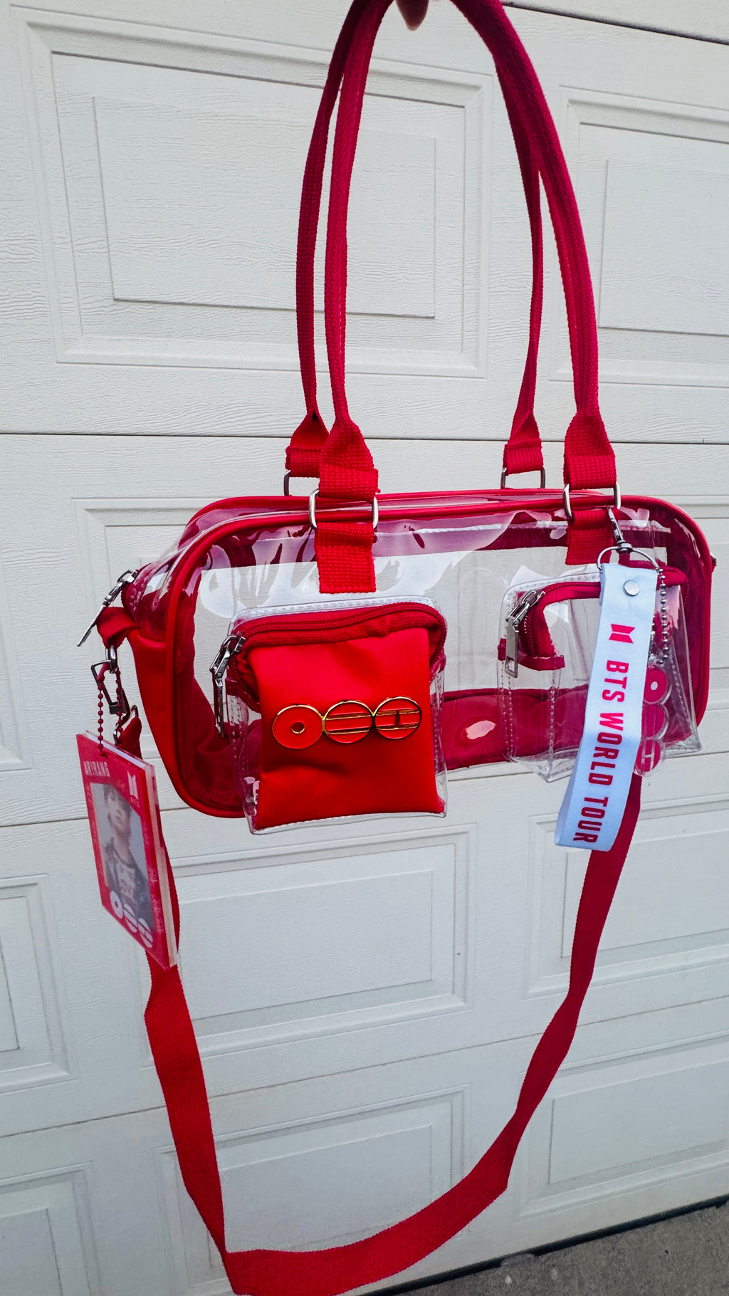 Clear Concert / Stadium Bag (RED)