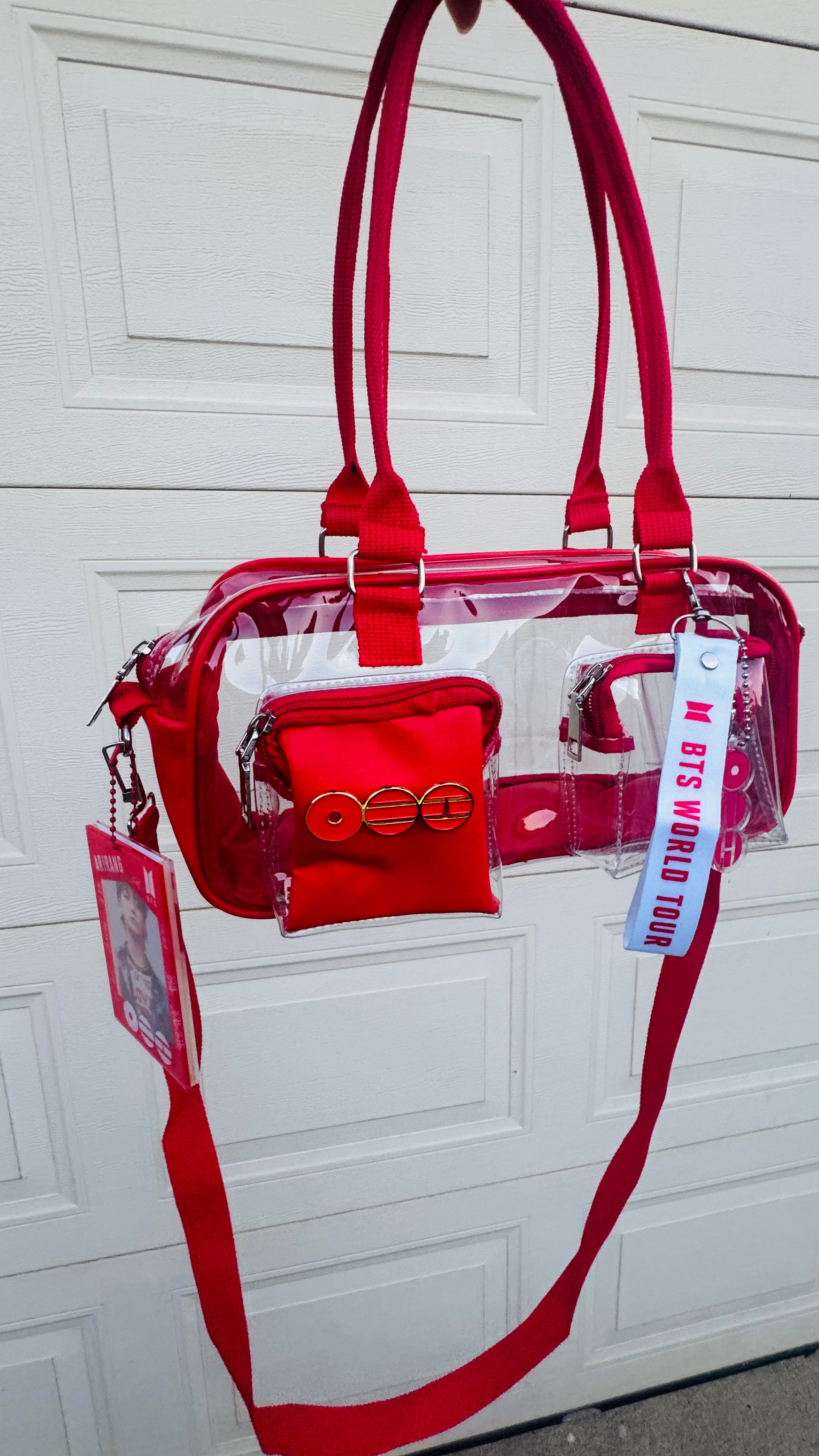 Clear Concert / Stadium Bag (RED)