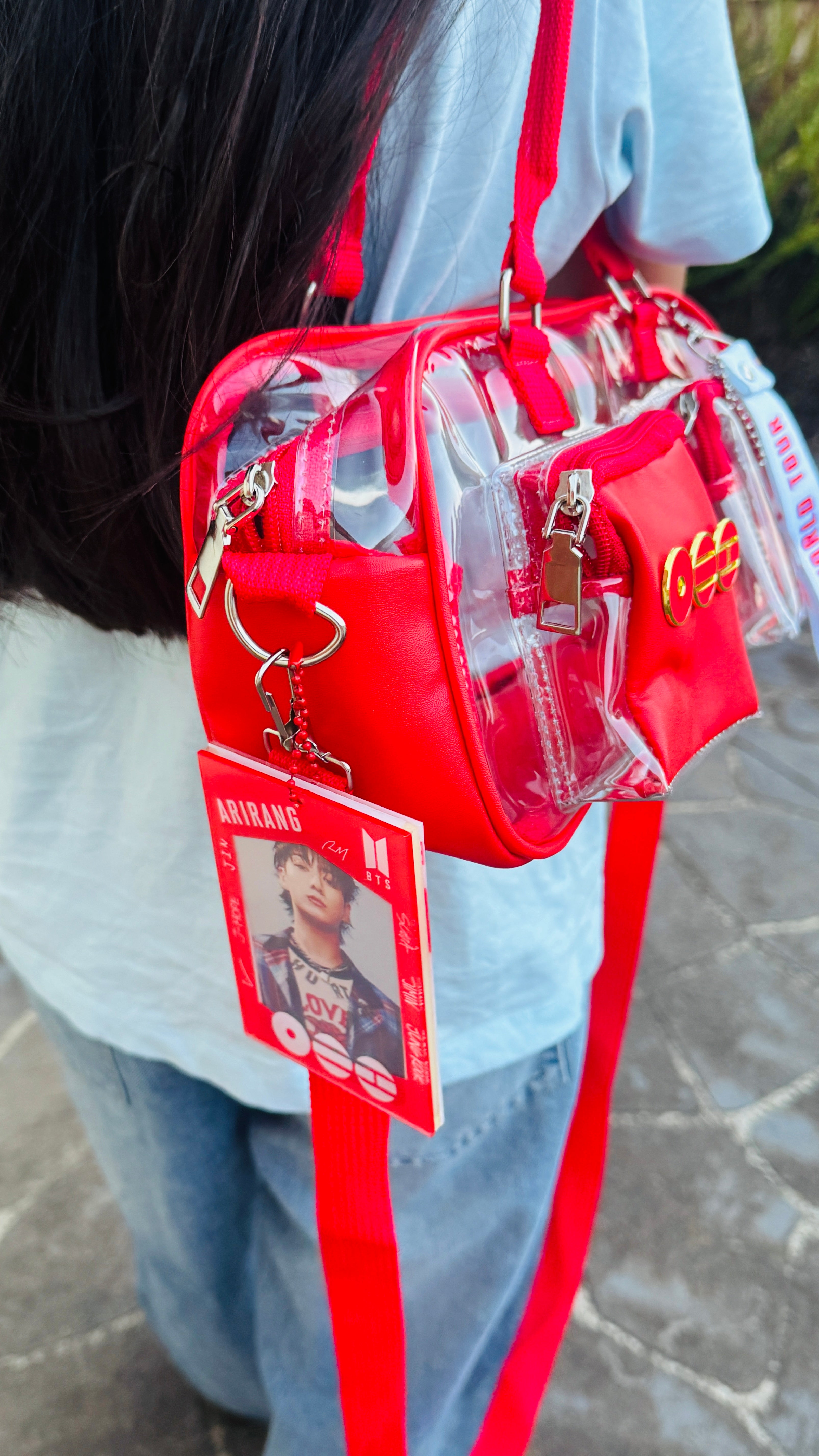 Clear Concert / Stadium Bag (RED)