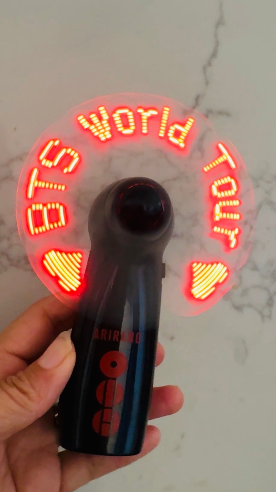 ARIRANG LED handheld mini fan