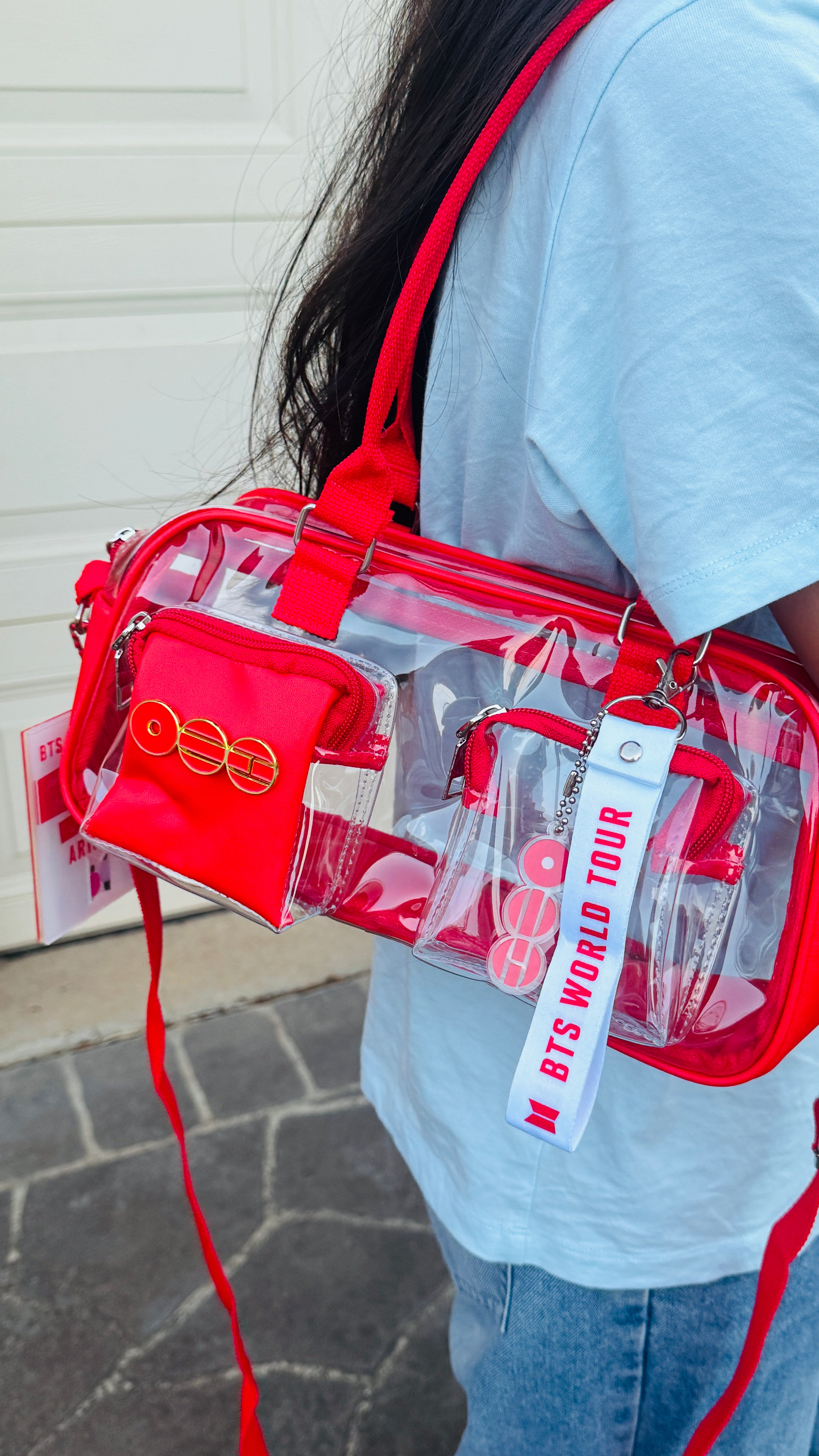 Clear Concert / Stadium Bag (RED)