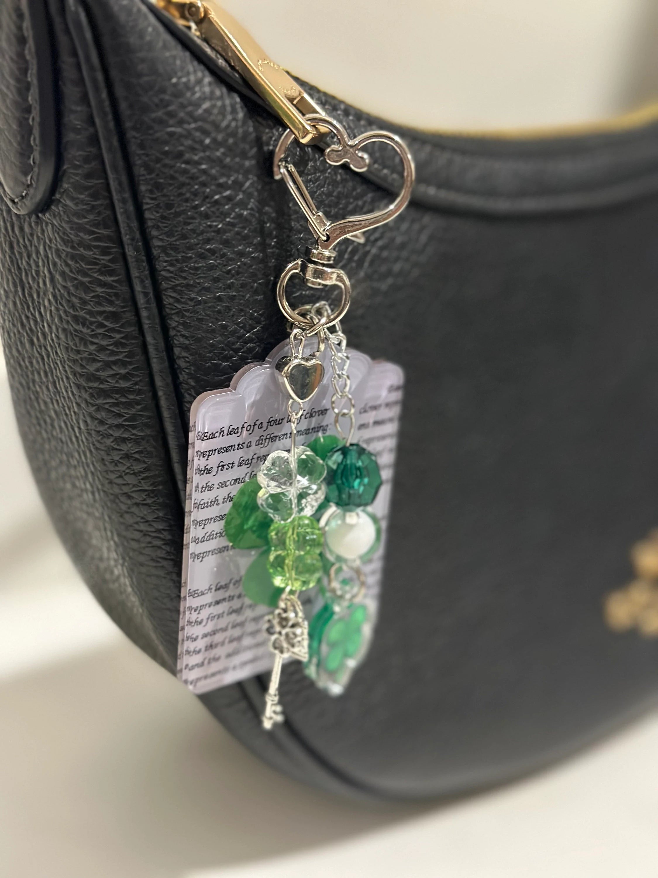 Queen Of Tears Inspired Four-Leaf Clover Keychain