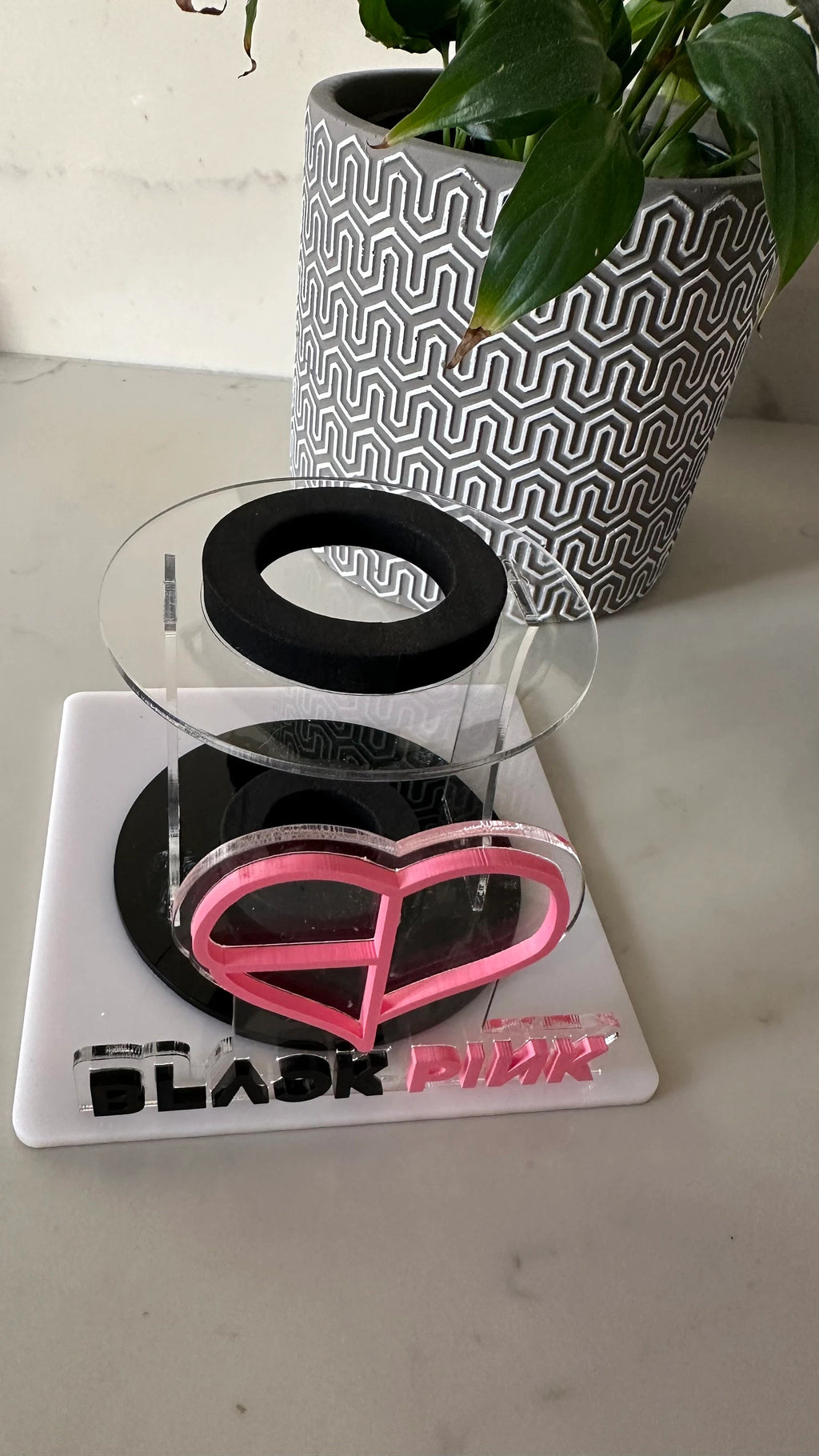Black Pink Lightstick Stand / Holder