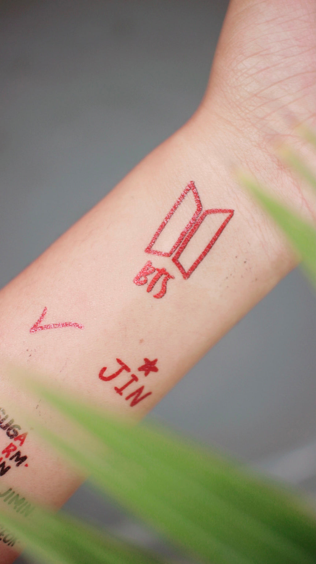 ARIRANG Temporary Tattoos