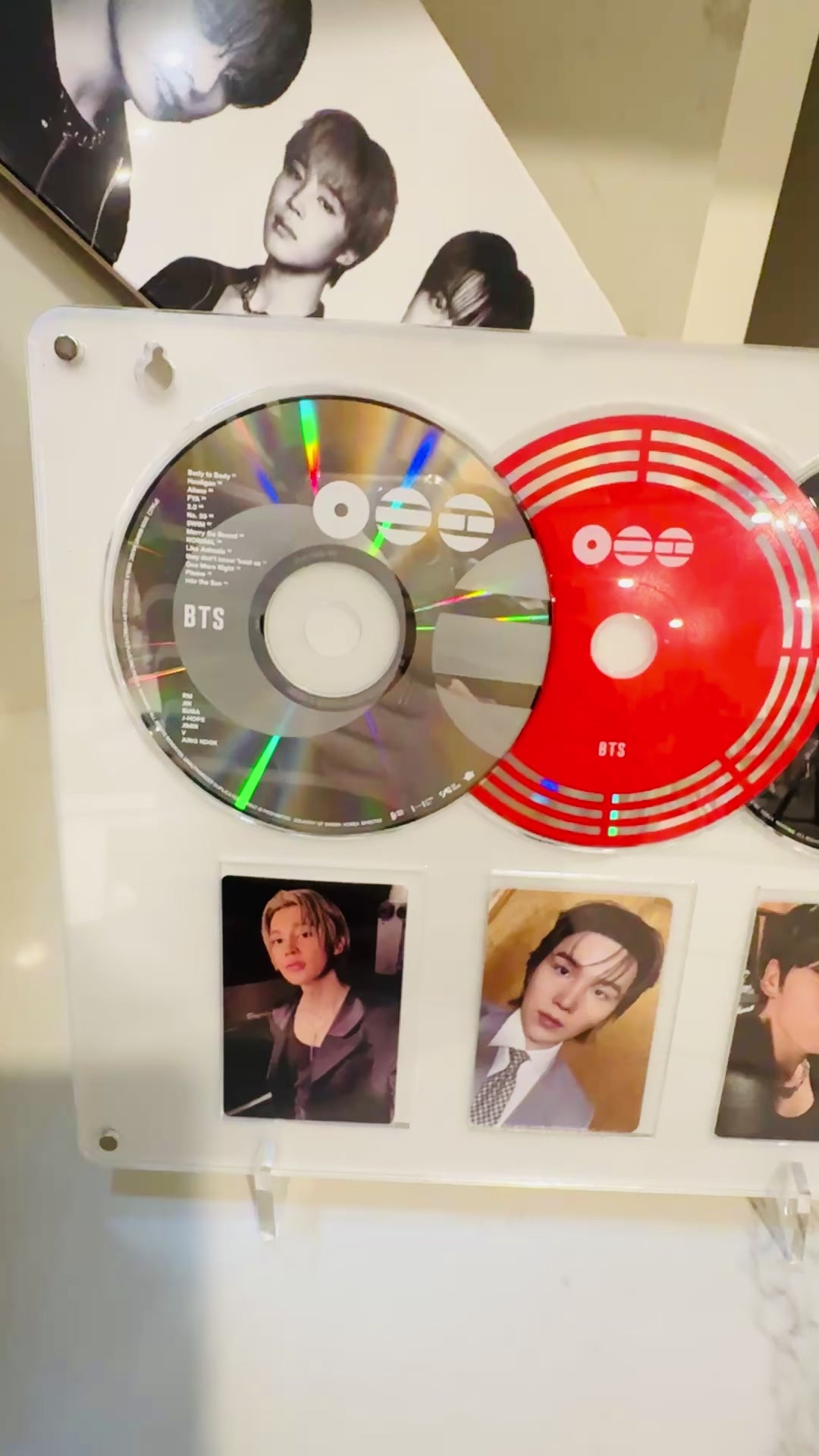 MAGNETIC ACRYLIC FRAME FOR CD & PHOTOCARD
